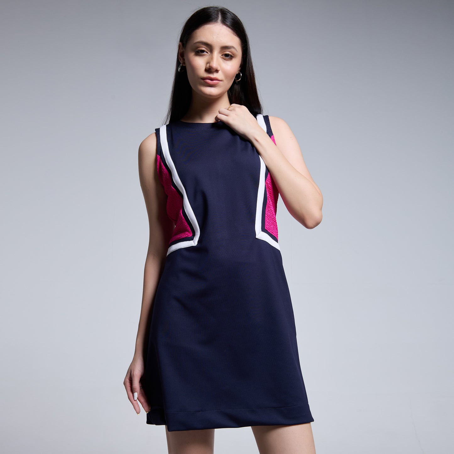 Power Play Panel Dress